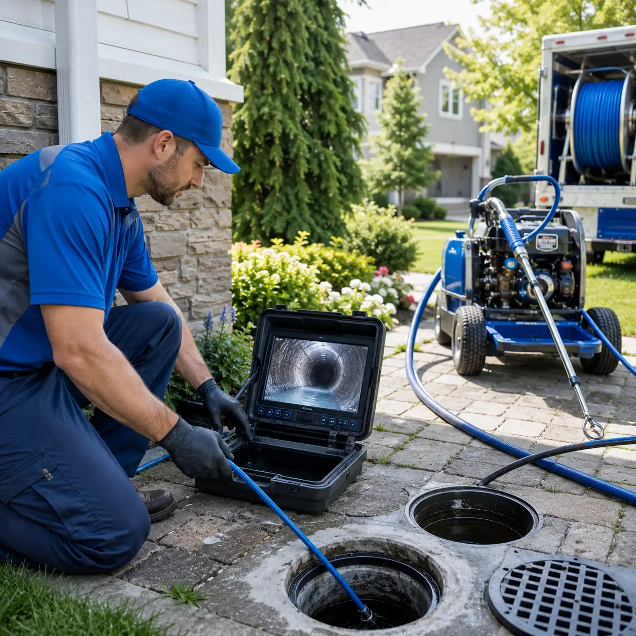 Outdoor drain cleaning professionals serving White Oak, GA